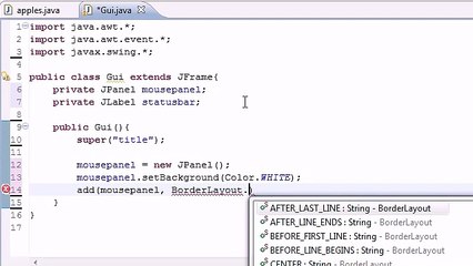 Java Programming Tutorial - 74 - Mouse Events