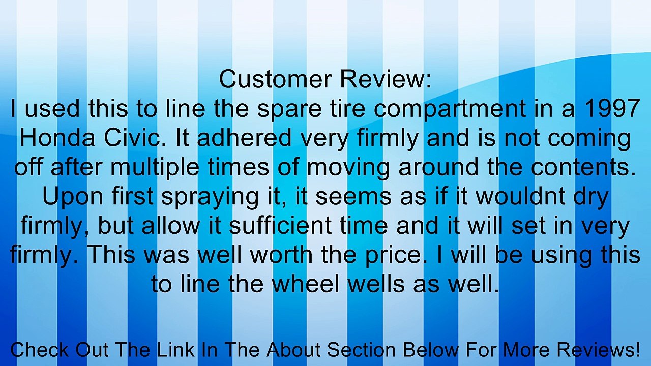 Bondo 737 Rubberized Undercoat Aerosol - 18 oz. Review