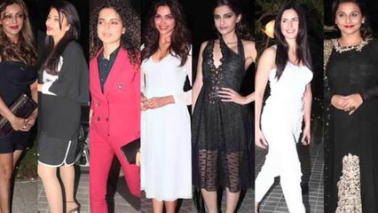 Deepika Padukone, Malaika Arora Khan, Gauri Khan Caught Drunk At Farah Khan Birthday Party 2015.mp4