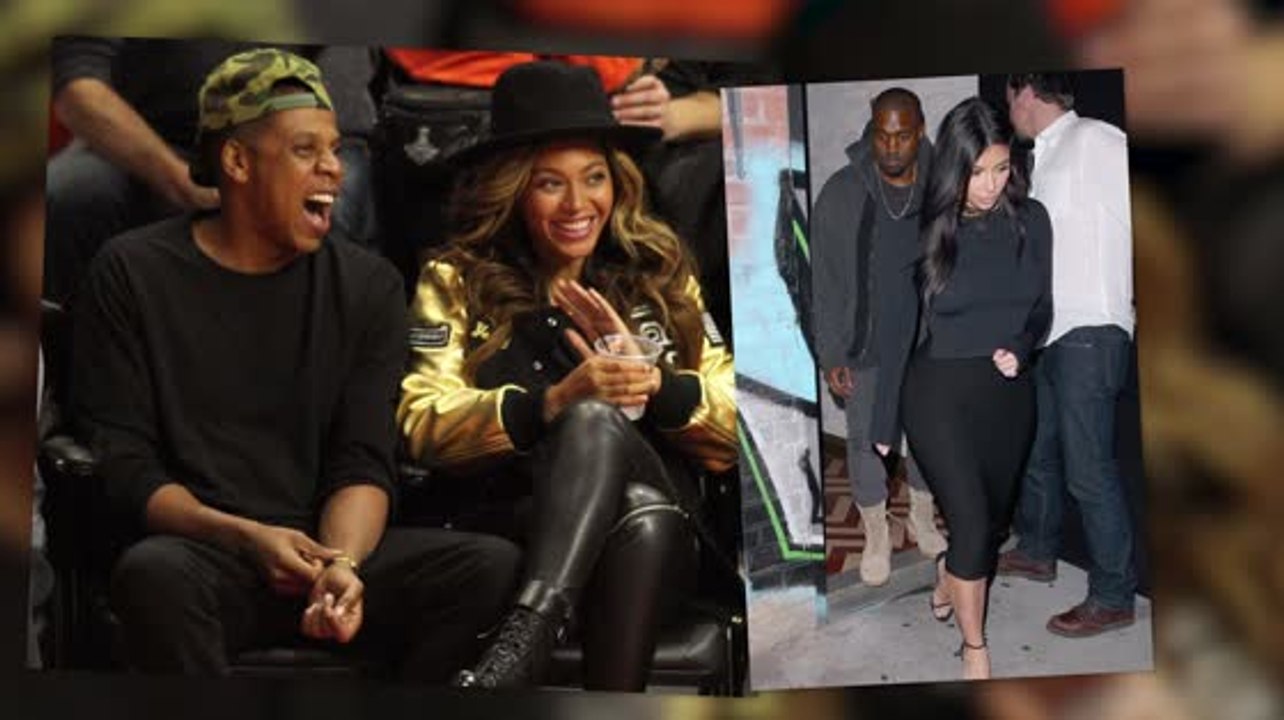 Beyoncé Covers Up At The Lakers Game Before Double Dating With Kimye