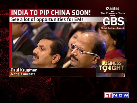 nobel laureate paul krugman, india vs china, emerging markets, nobel laureate, paul krugman, prime minister modi's reform drive, modi reforms, china and india, global superpowers, economic times global business summit, economic times gbs, etgbs, #etgbs, e
