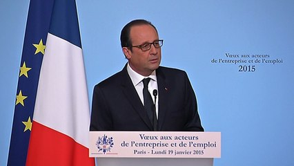 Discours à l'occasion des vœux aux acteurs de l’entreprise et de l’emploi