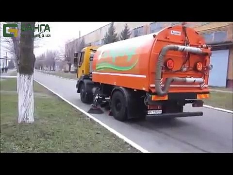 КрАЗ 5401К2 - вакуумный подметально-уборочный автомобиль