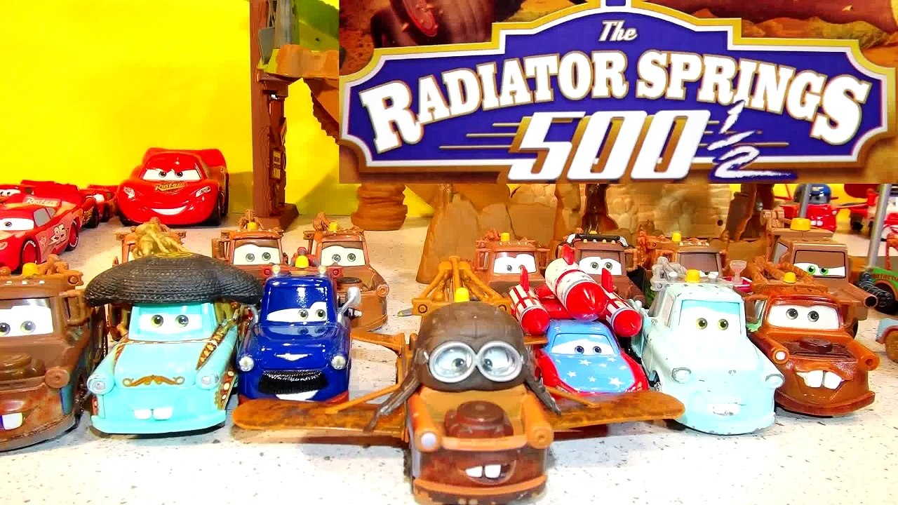 Disney Pixar Cars Lightning McQueen with Mater, in the Radiator Springs 500 Off Road Racing Challeng