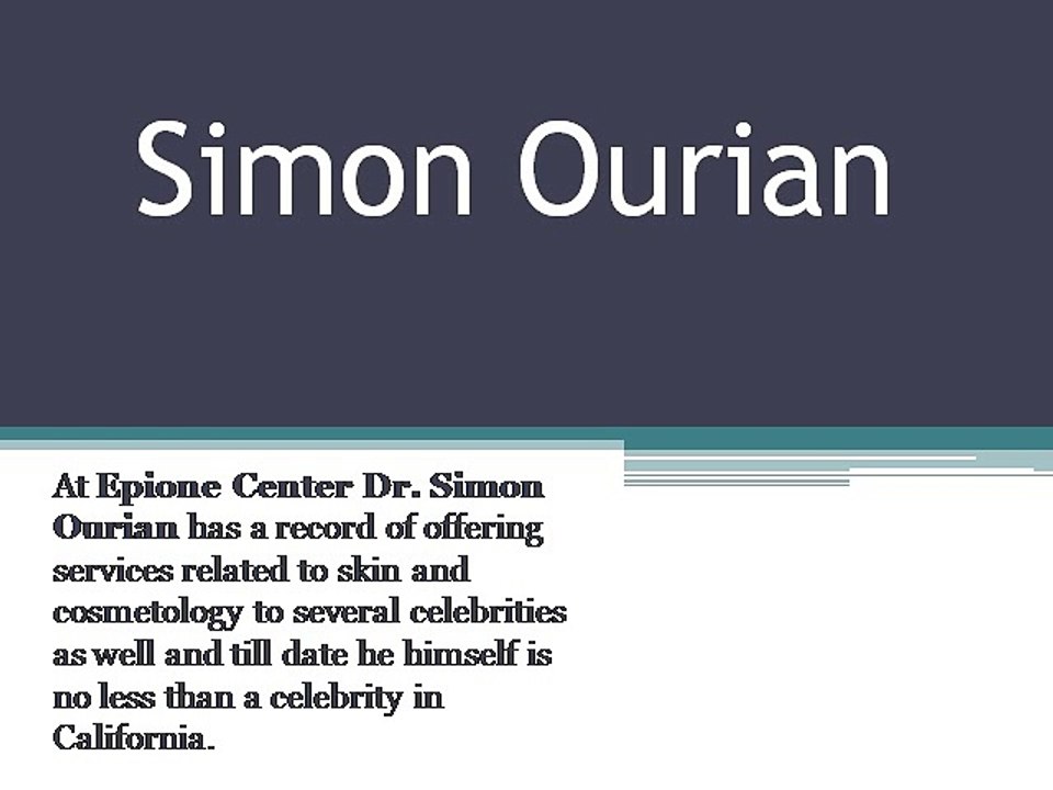 Simon Ourian MD 1