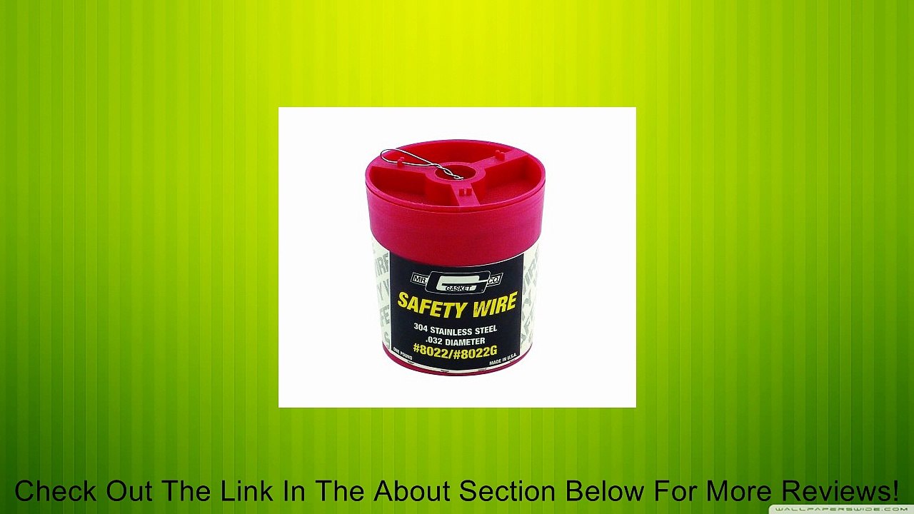 Mr. Gasket 8022G Safety Lock Wire Review