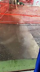 PIOVE, CON I LAVORI LA BANCHINA OLIMPICA DIVENTA UN LAGO!