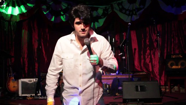 Josh Davis sings Good time Charlies Got The Blues at MJ's Elvis Rockin Oldies video