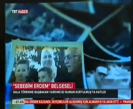 Sebebim Erdem Adlı Belgeselin Galası Yapıldı. Gala Törenine Başbakan Yardımcısı Numan Kurtulmuş, Sevda Bayazıt Kaçar, Haluk İpek de Katıldı