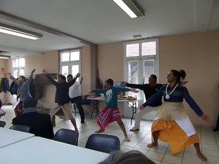 danse guerriere de nos amis Wallisiens