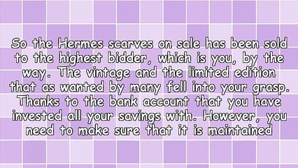 How To Wash A Hermes Scarves On Sale