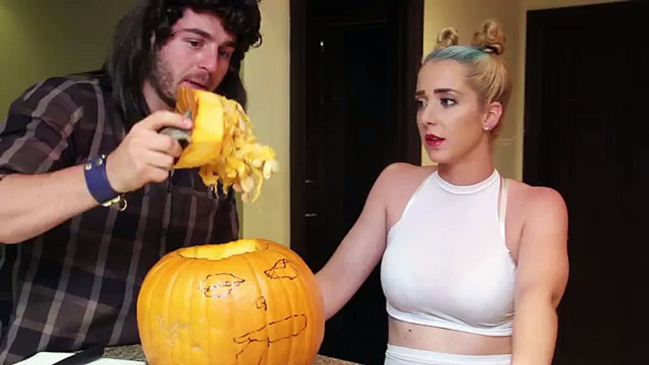 Pumpkin Carving With Miley Cyrus