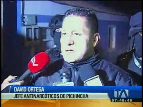 Operativos antinarcóticos dejan 17 detenidos en Quito