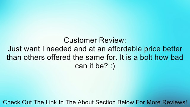 Dorman 60307 Battery Terminal Bolt, Pack of 2 Review