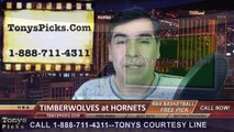 Charlotte Hornets vs. Minnesota Timberwolves Free Pick Prediction NBA Pro Basketball Odds Preview 1-19-2015