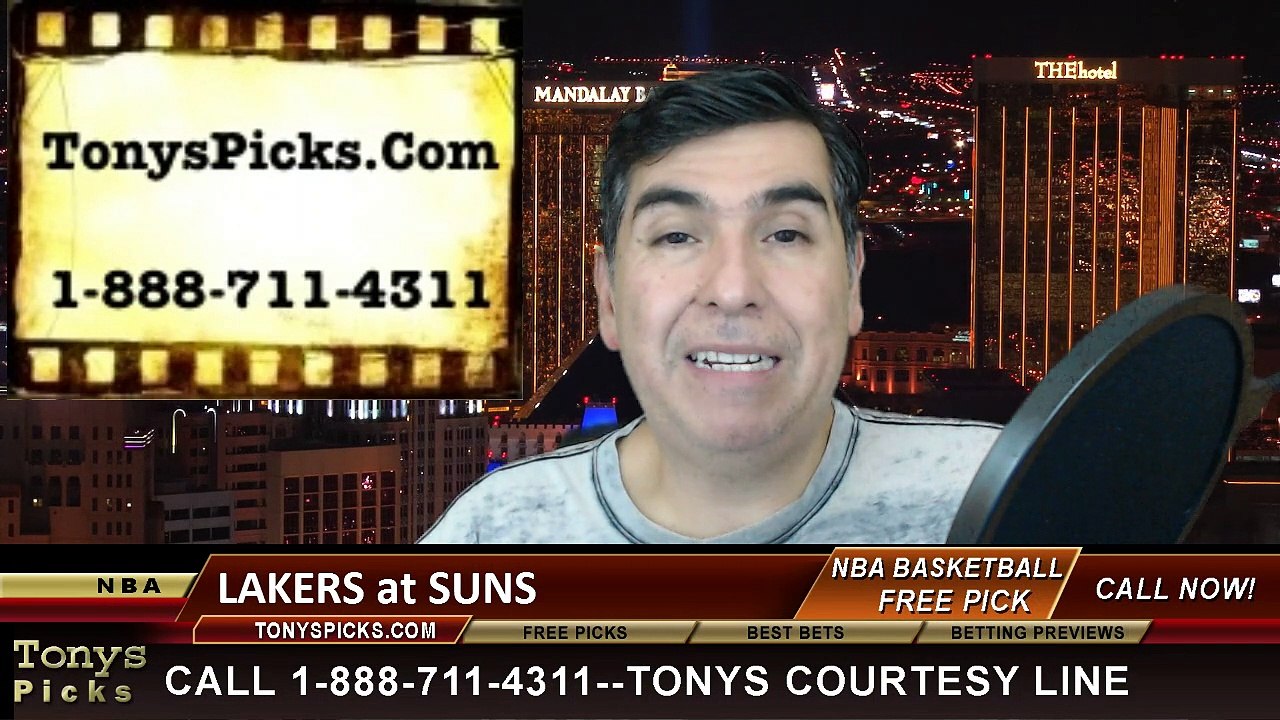 Phoenix Suns vs. LA Lakers Free Pick Prediction NBA Pro Basketball Odds Preview 1-19-2015
