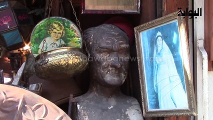 صاحب محل تحف: أعشق التماثيل خاصة الزعيم جمال عبد الناصر