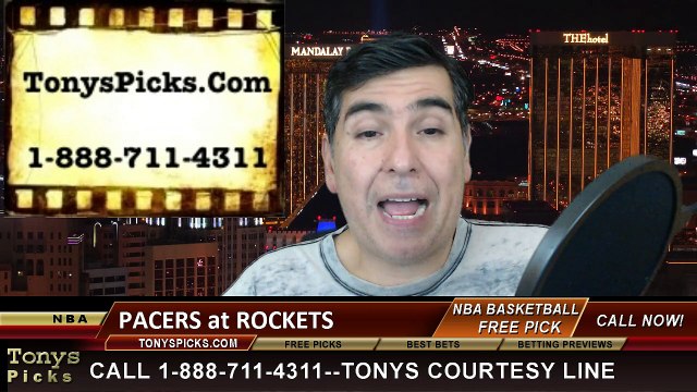 Houston Rockets vs. Indiana Pacers Free Pick Prediction NBA Pro Basketball Odds Preview 1-19-2015