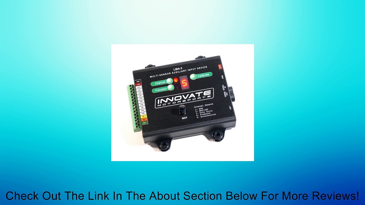 Innovate Motorsports 3742 AuxBox Multi-Sensor device Datalogger Review