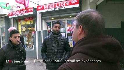 La Paillade : Chantier éducatif, premières expériences.