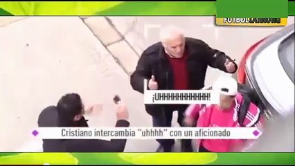 Cristiano Ronaldo's scream fan correct Huhhh with a Uhhhhhh Real Madrid