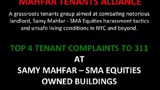 Top Tenant Complaints Samy Mahfar SMA Equities