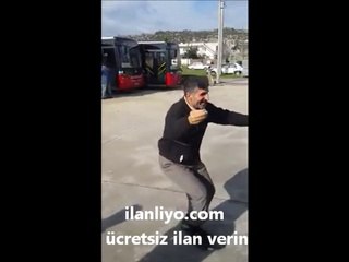 Ankarada otobüs durağında beklemek :) :)