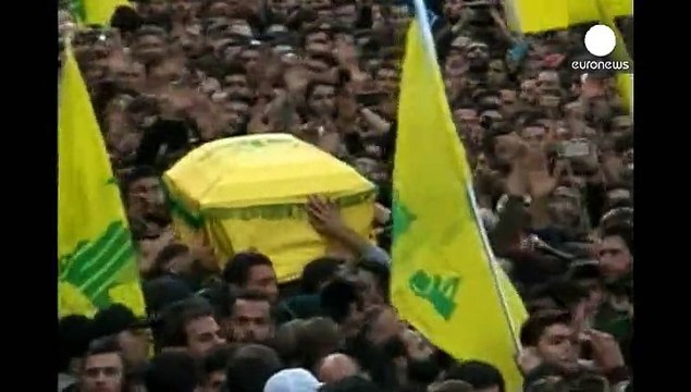 В Лівані поховали одного з лідерів Хезболли , вбитого під час рейду ВПС Ізраїлю