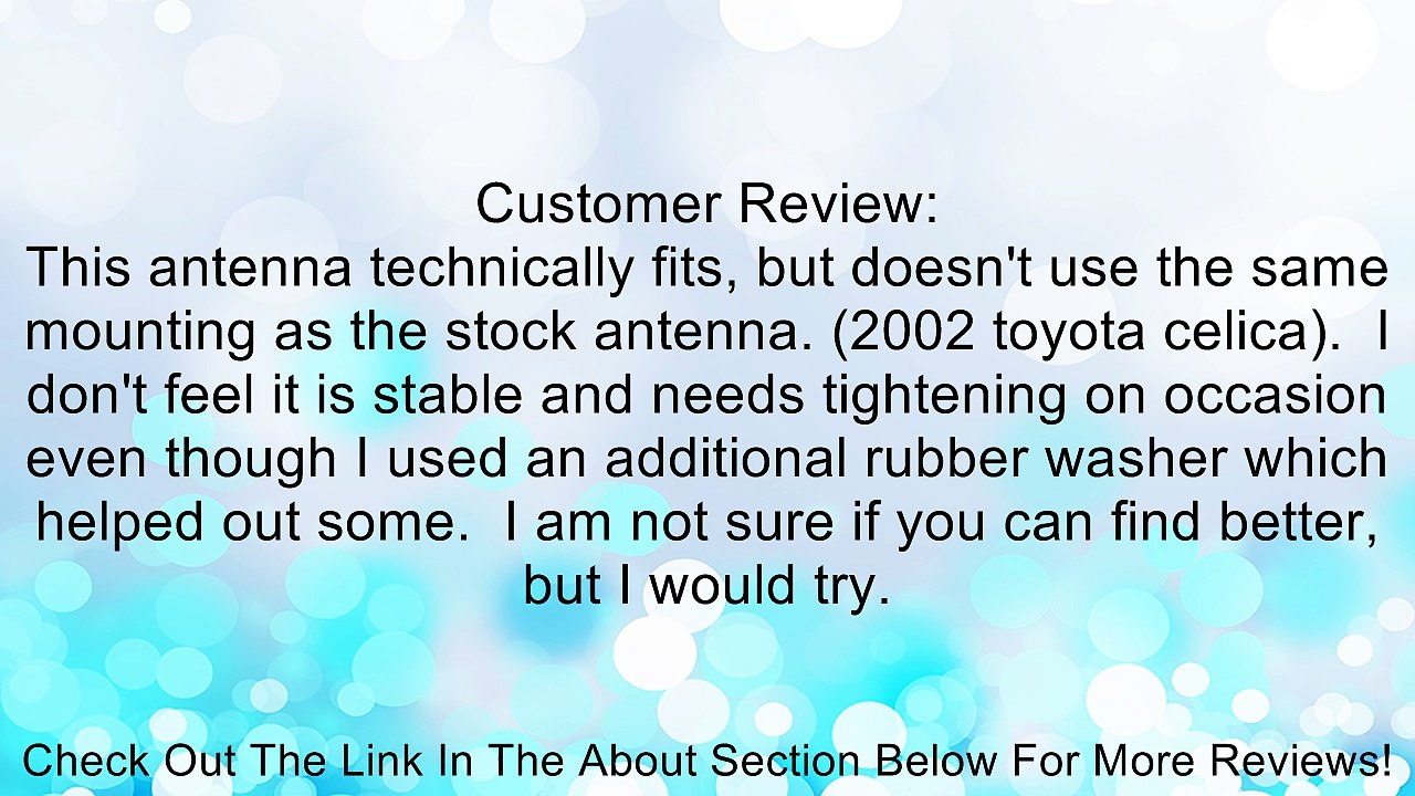Metra 44-GM935B 5 Base Universal Application Antenna for GM J-Body (Black) Review