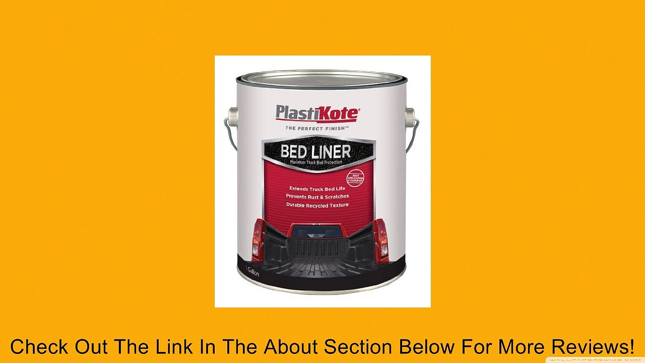 PlastiKote 265G Black Truck Bed Liner 1 Gallon Review video Dailymotion