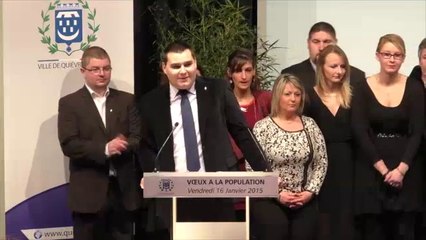 Vœux du maire de Quiévrechain, Pierre Griner