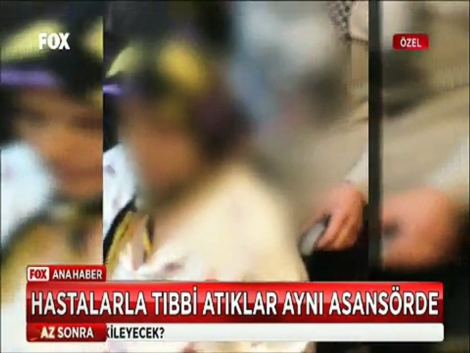 Ankara Numune Hastanesinde Hastalarla Tıbbi atıklar aynı asansörde