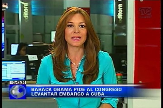 Barack Obama pide al congreso levantar embargo a Cuba