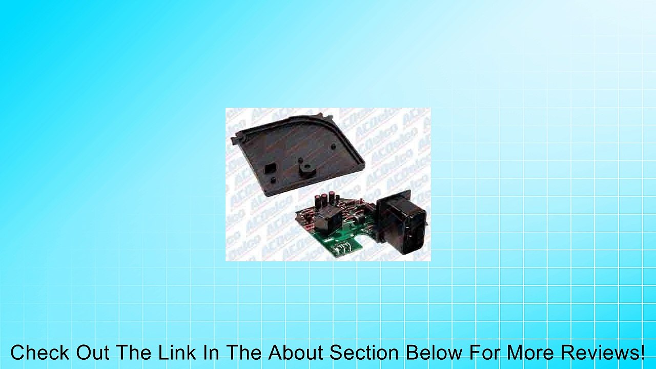 ACDelco Pulse Wiper Relay 12463090 Review