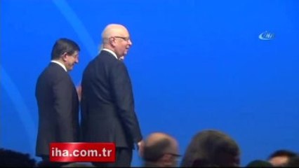 Davutoğlu Davos'ta Türk İşadamlarıyla Görüştü