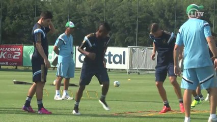 Em busca do auge físico, elenco do Verdão treina na Academia de Futebol
