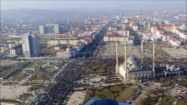 Manif monstre anti Charlie Hebdo en Russie - contre caricatures Charlie Hebdo