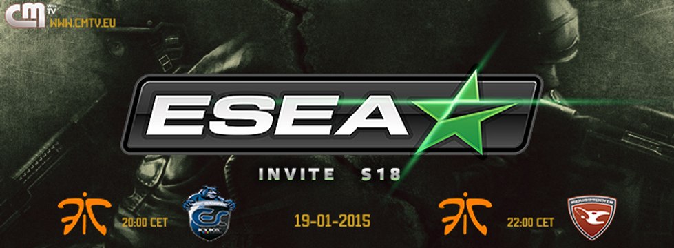 fnatic vs ESC CM.TV ESEA Invite S18 cmtv.eu