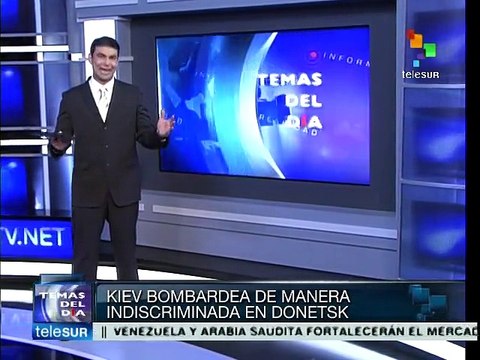 Kiev intensifica bombardeos sobre Donetsk ante pasividad internacional