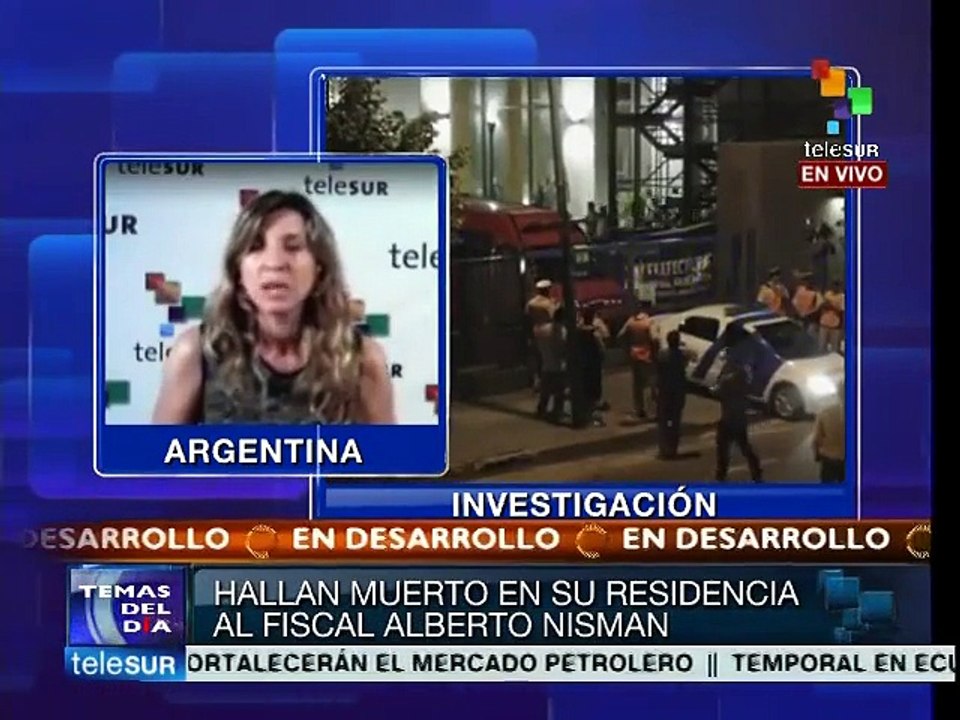 Argentina: presentan datos preliminares de autopsia a fiscal Nisman