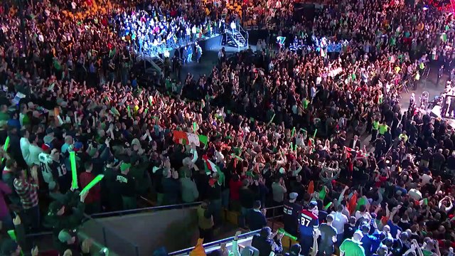 Fight Night Boston: Conor McGregor and Jose Aldo Octagon Interviews