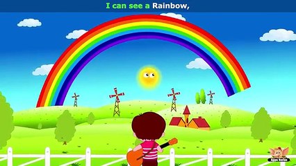 I Can See A Rainbow - Nursery Rhyme with Karaoke.mp4