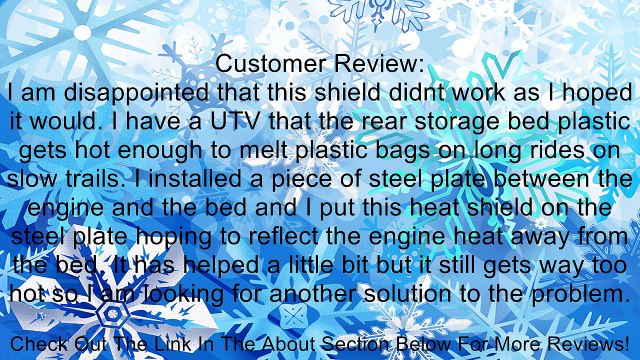 DEI 010412 Reflect-A-Cool 36 x 48 Heat Shield Review