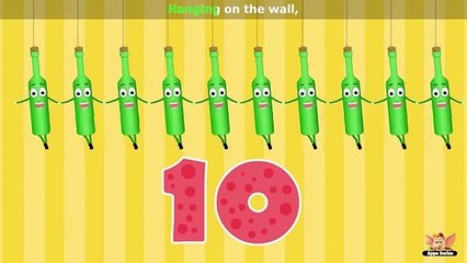 Ten Green Bottles - Nursery Rhyme with Karaoke.mp4