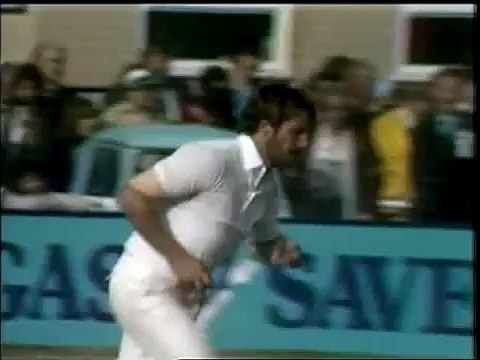 Rod Marsh bowled by Ian Botham 1981