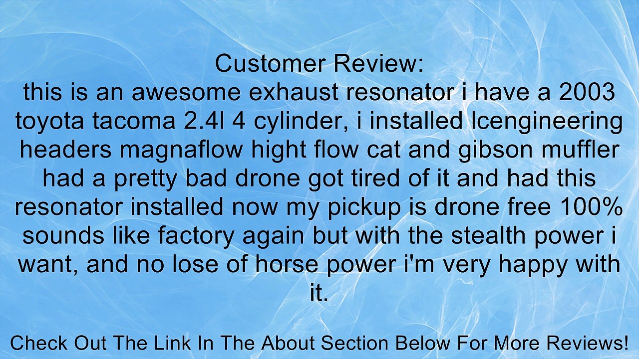 Vibrant 1141 2.5" Ultra Quiet Resonator Review