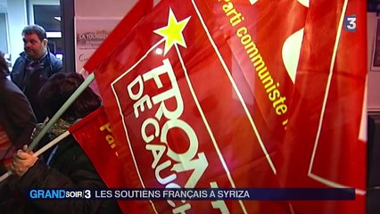 Des leaders de la gauche affichent leur soutien au parti anti-austérité grec Syriza