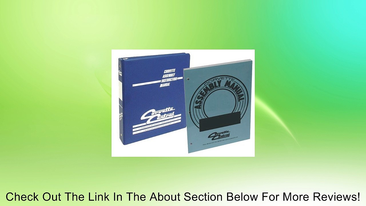 1956-1957 Corvette Assembly Manual w/Binder Review