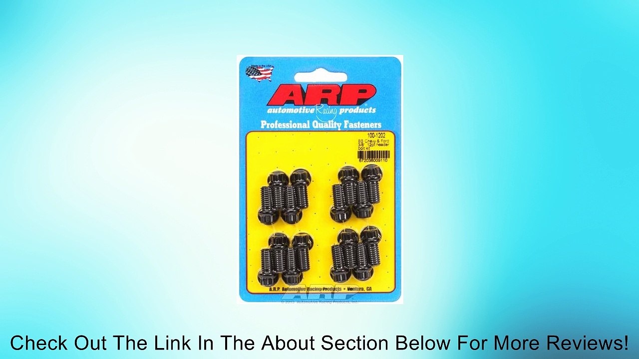 ARP 100-1202 BB Chevy & Ford 3/8in 12pt header bolt kit Review