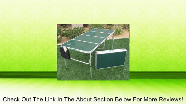 HEAVY DUTY Oasis 8-Person Folding Suitcase Table-Top of the Line Construction- 10 Years Warranty-High & Low Settings-Lightweight And Portable-A BONUS COOLER BAG INCLUDED WITH YOUR PURCHASE.. Review